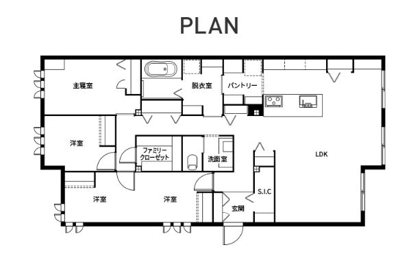 セキスイハイム平屋間取り実例